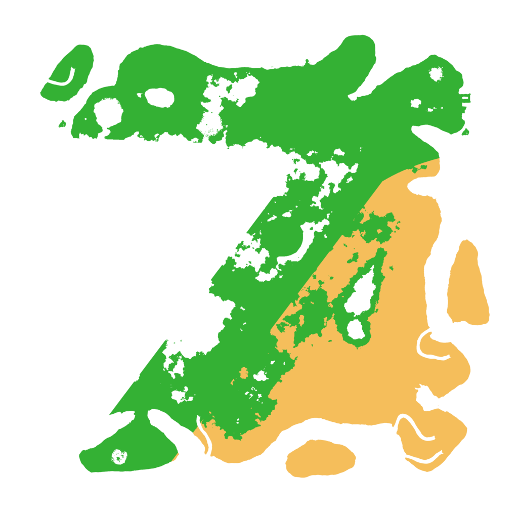 Biome Rust Map: Procedural Map, Size: 3500, Seed: 77923490