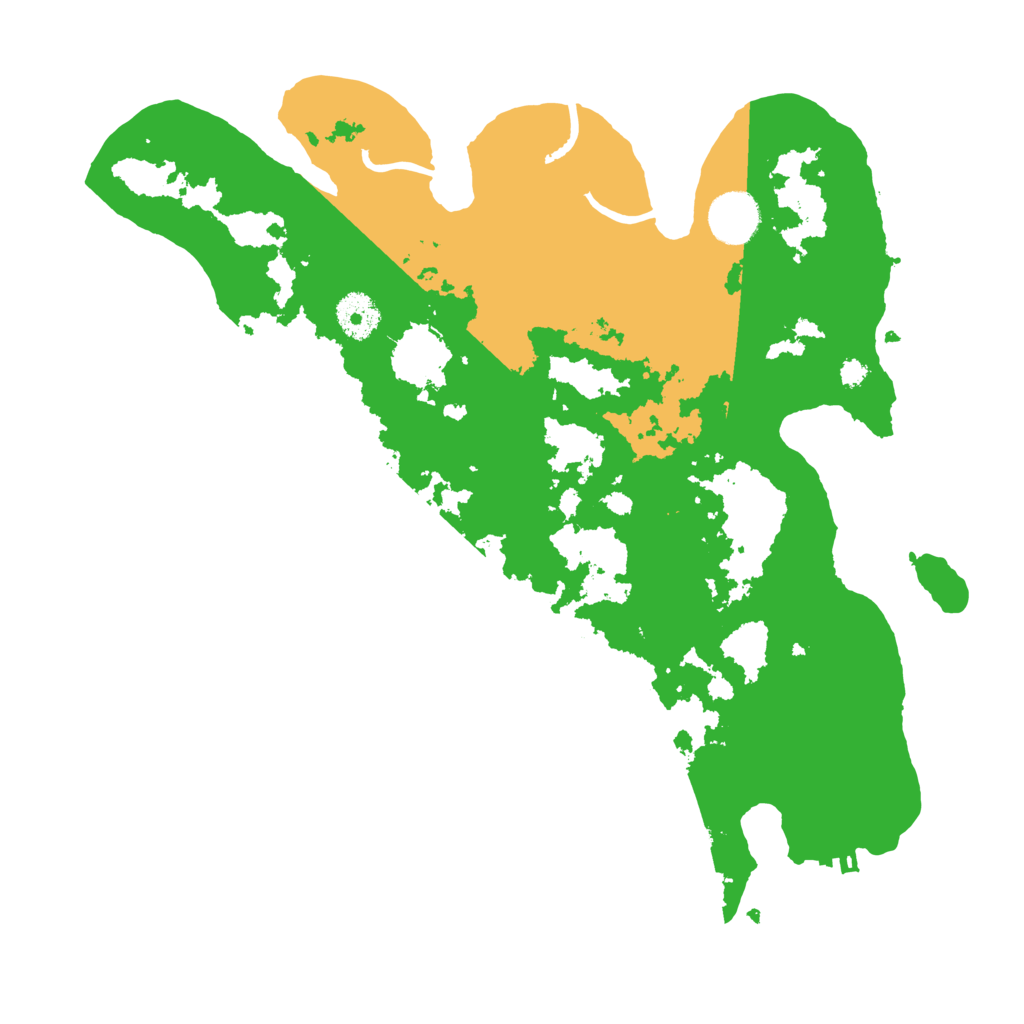 Biome Rust Map: Procedural Map, Size: 3500, Seed: 91472689