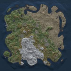 Thumbnail Rust Map: Procedural Map, Size: 4250, Seed: 1760000373, 18 Monuments