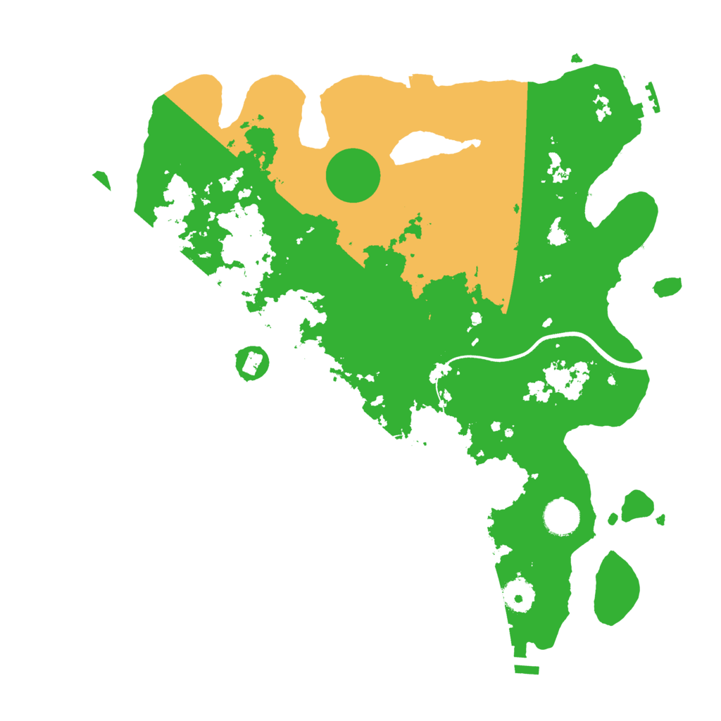 Biome Rust Map: Procedural Map, Size: 3500, Seed: 90268050