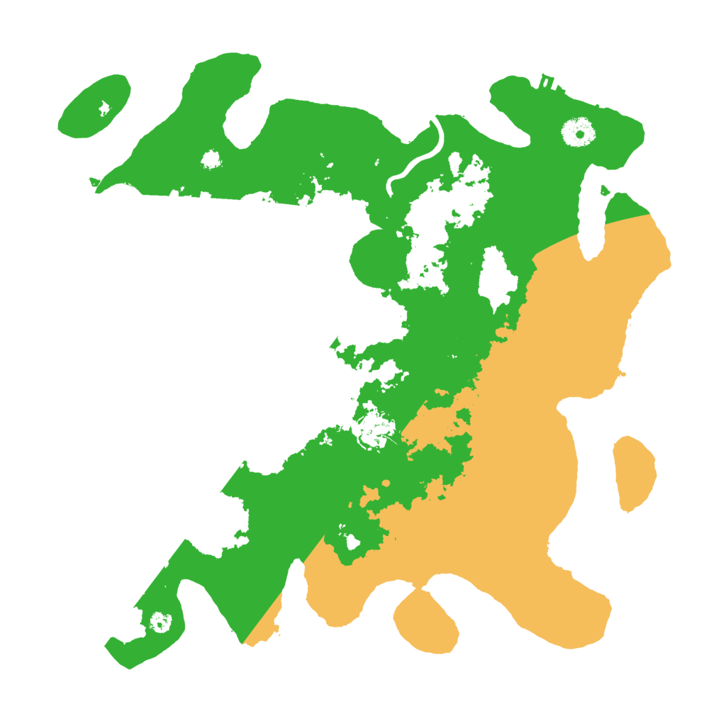 Biome Rust Map: Procedural Map, Size: 3500, Seed: 1101565446