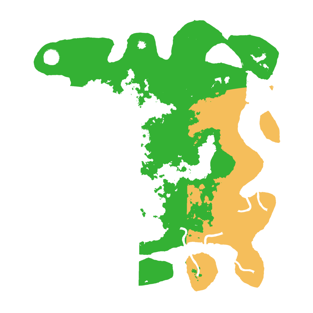 Biome Rust Map: Procedural Map, Size: 3500, Seed: 86880136