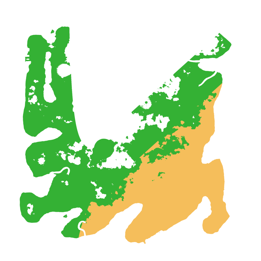 Biome Rust Map: Procedural Map, Size: 3500, Seed: 50172378