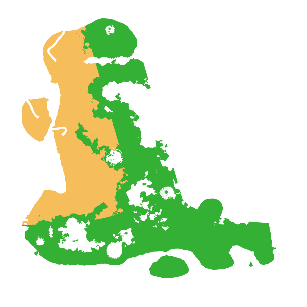 Biome Rust Map: Procedural Map, Size: 3500, Seed: 40645160