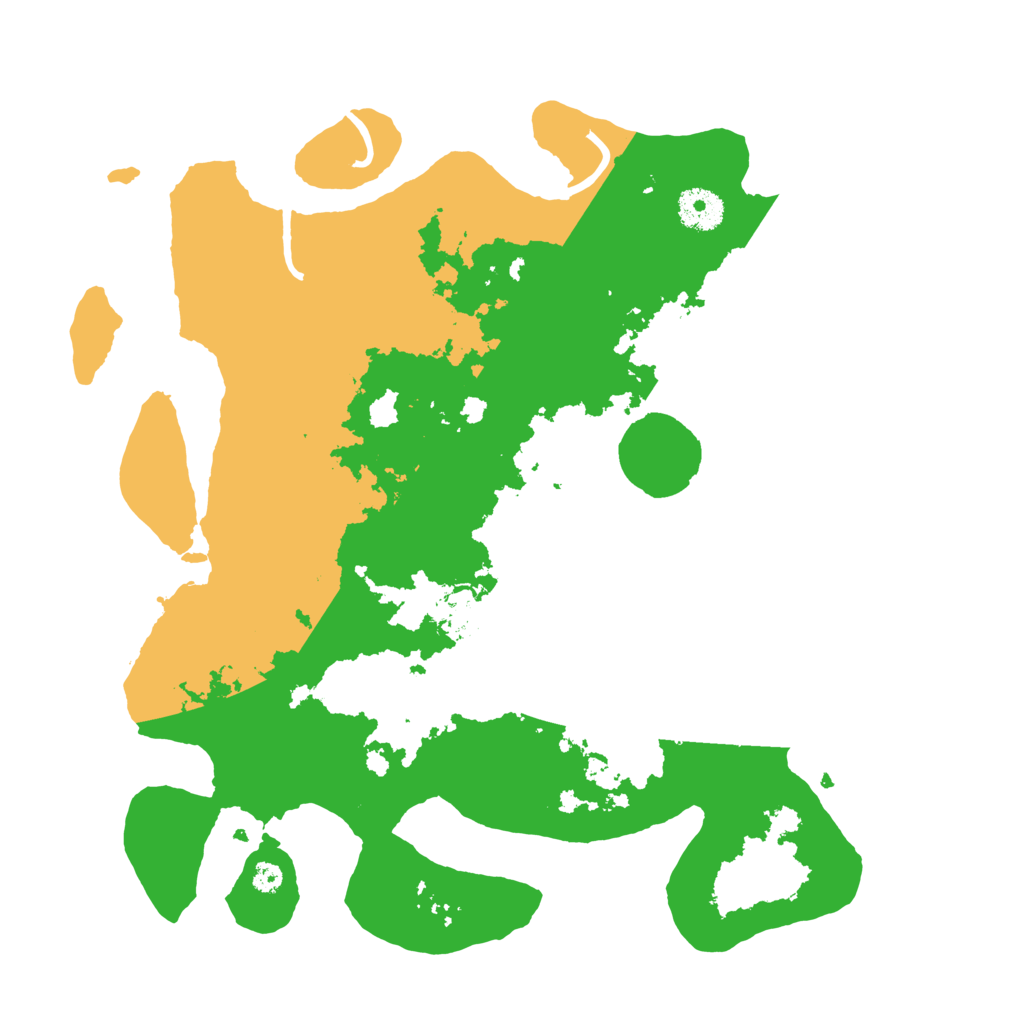 Biome Rust Map: Procedural Map, Size: 3500, Seed: 44957782