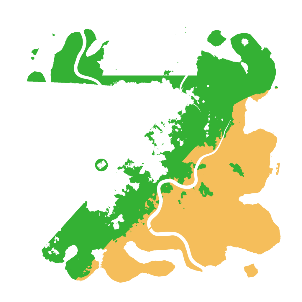 Biome Rust Map: Procedural Map, Size: 3800, Seed: 1234567