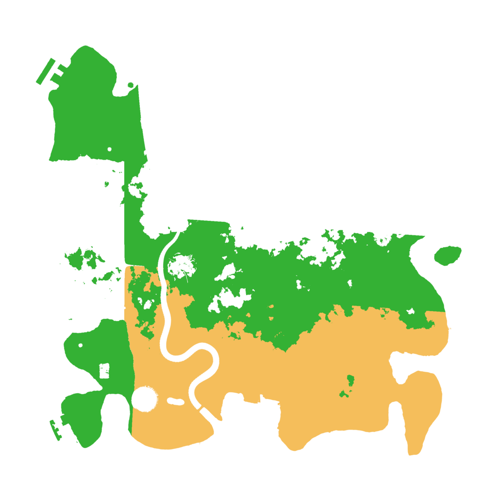 Biome Rust Map: Procedural Map, Size: 3500, Seed: 2018626200