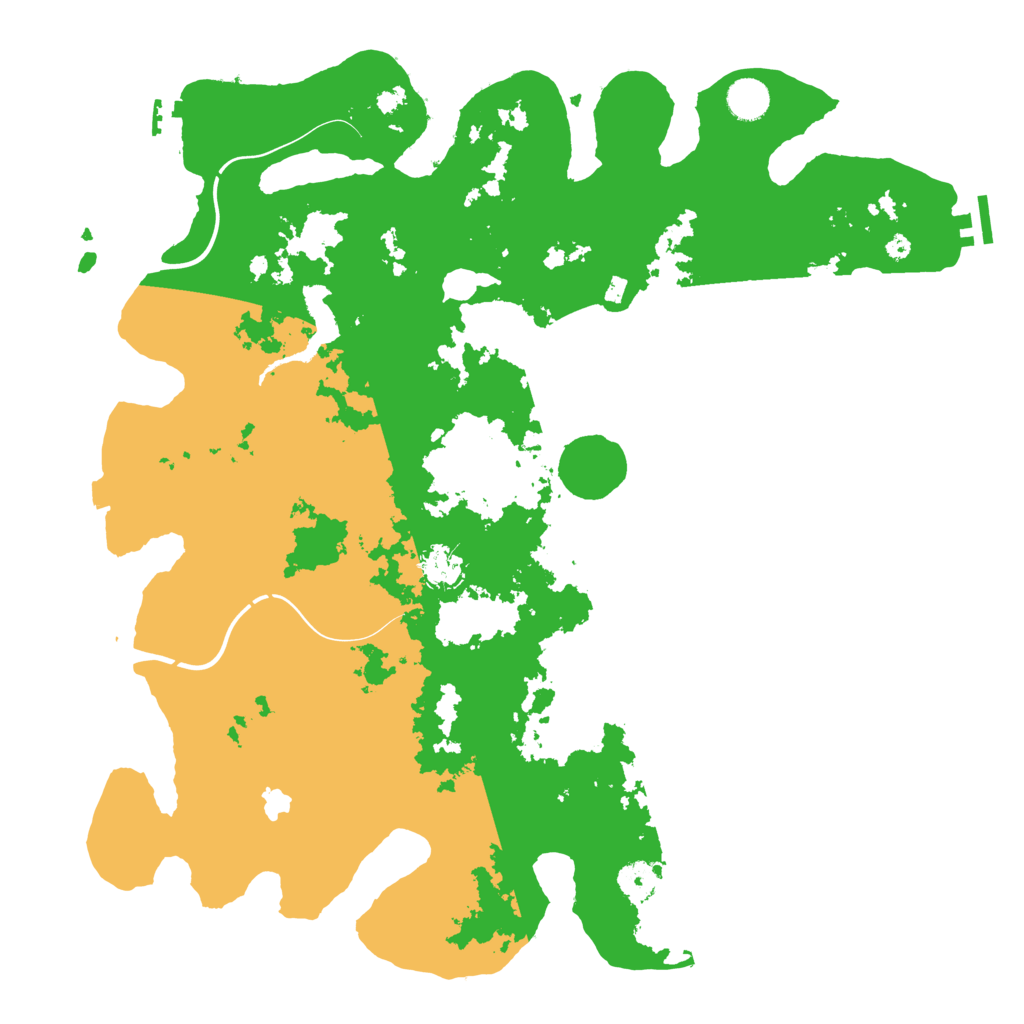 Biome Rust Map: Procedural Map, Size: 4250, Seed: 420203034