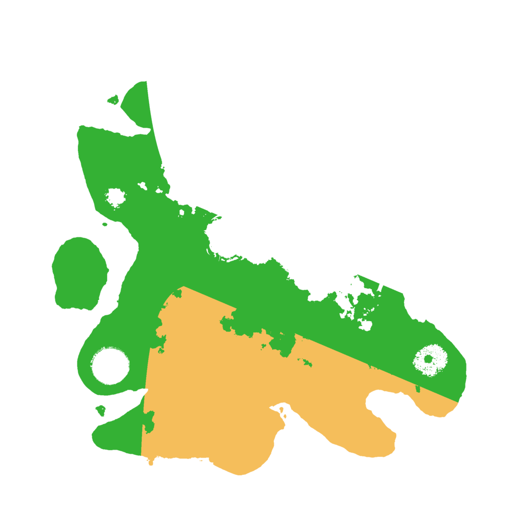 Biome Rust Map: Procedural Map, Size: 2500, Seed: 11856