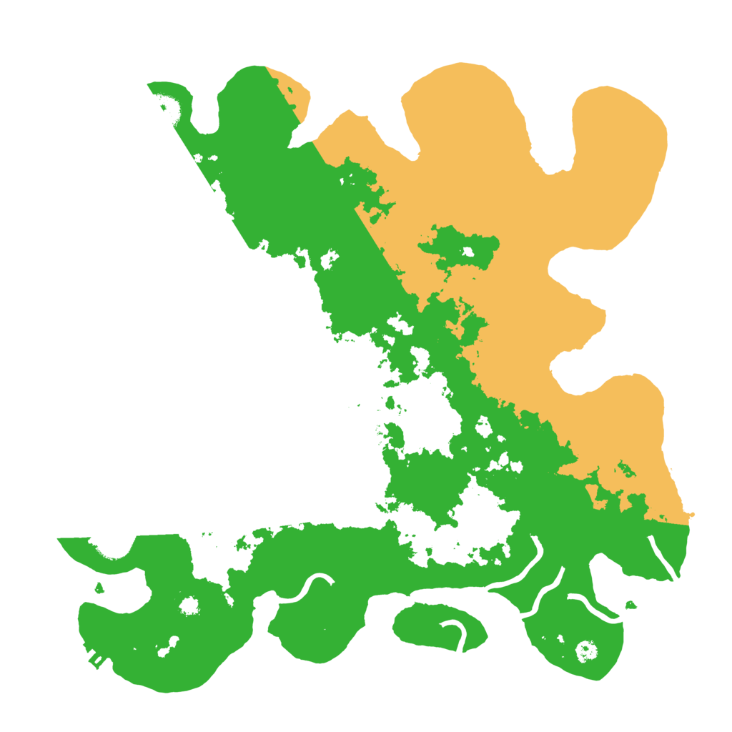 Biome Rust Map: Procedural Map, Size: 3500, Seed: 256202336