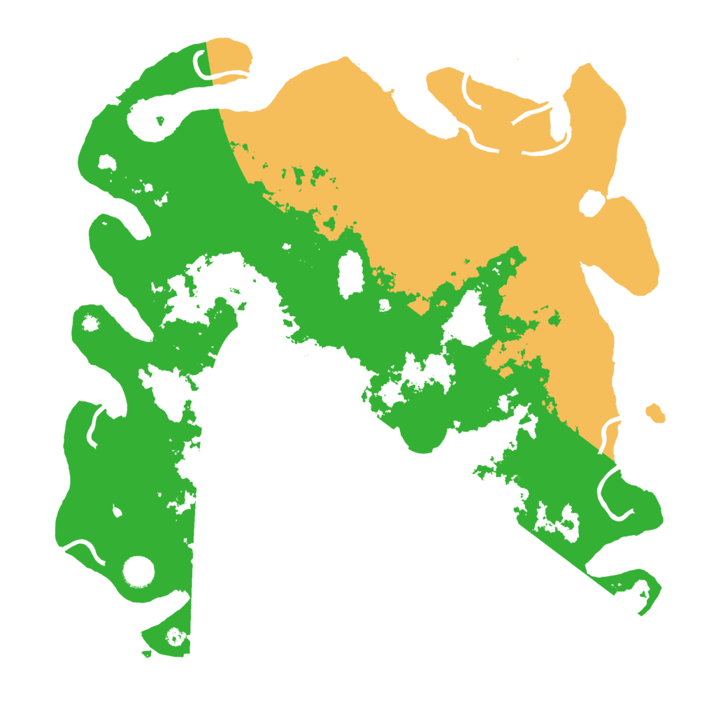 Biome Rust Map: Procedural Map, Size: 4000, Seed: 608412