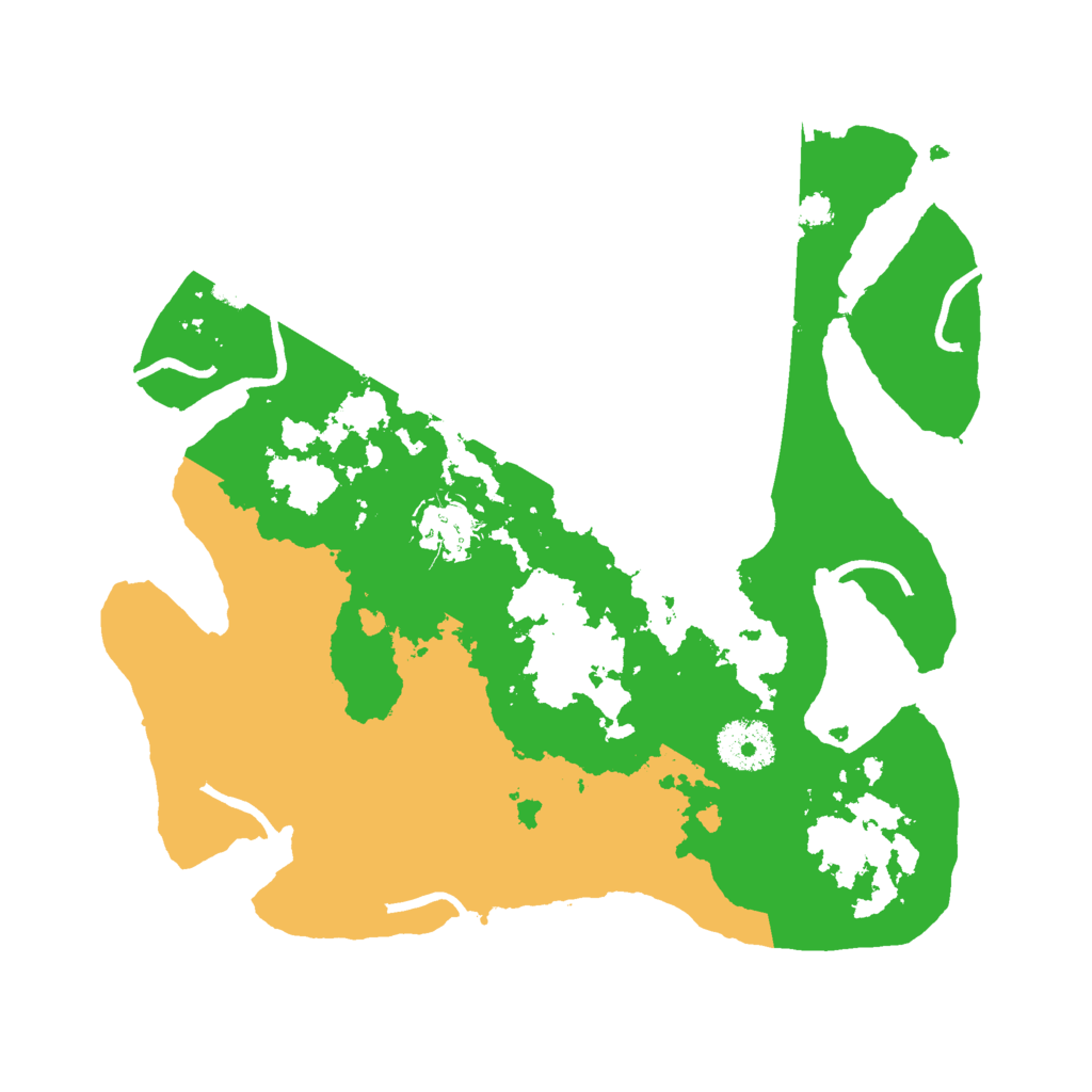 Biome Rust Map: Procedural Map, Size: 3000, Seed: 8549