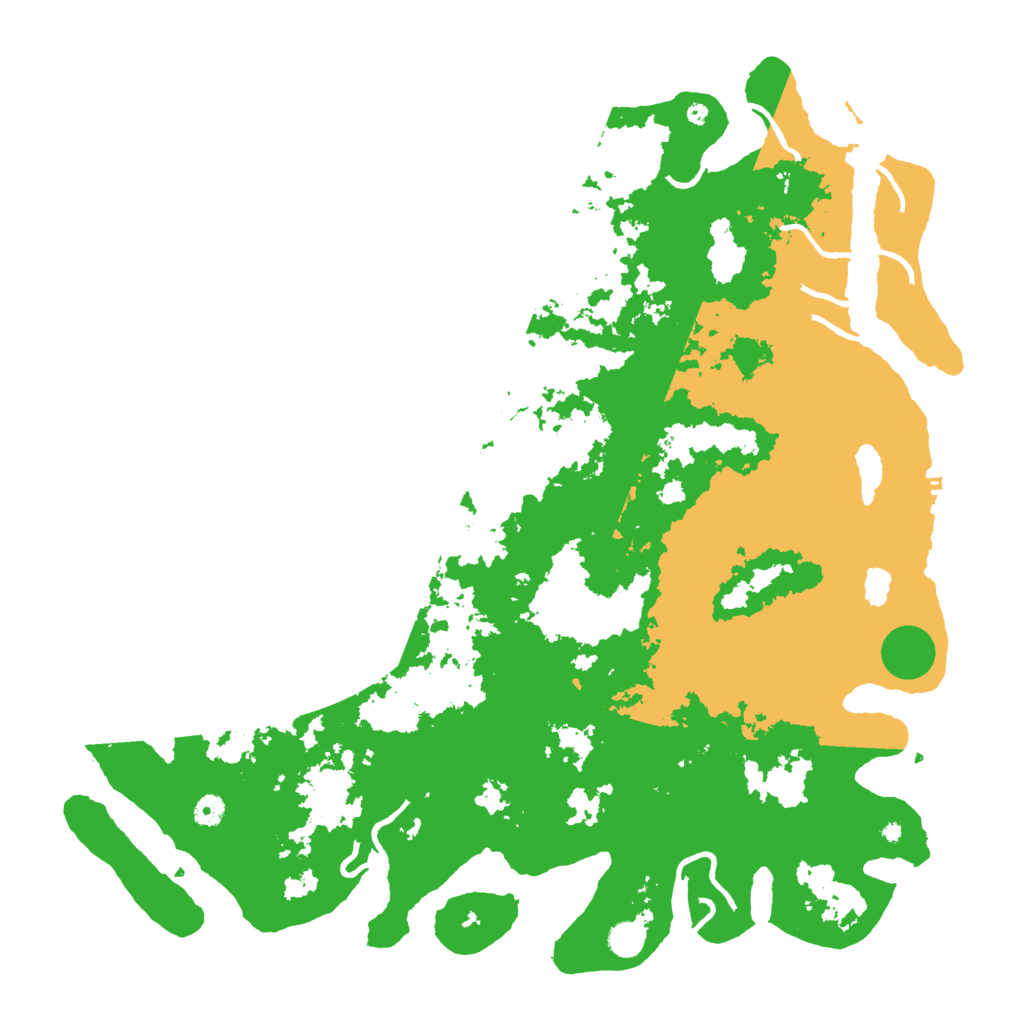Biome Rust Map: Procedural Map, Size: 5000, Seed: 55366560
