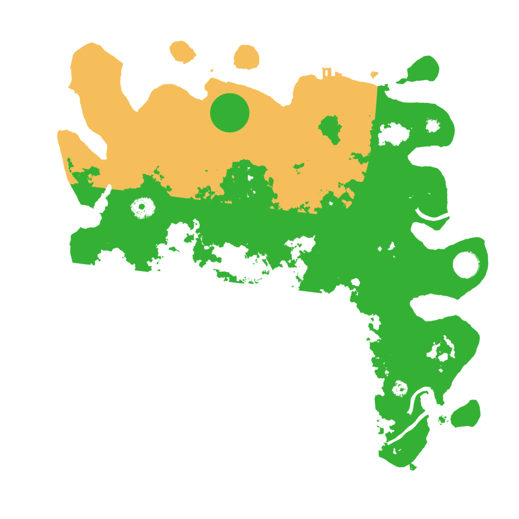Biome Rust Map: Procedural Map, Size: 3500, Seed: 20913215