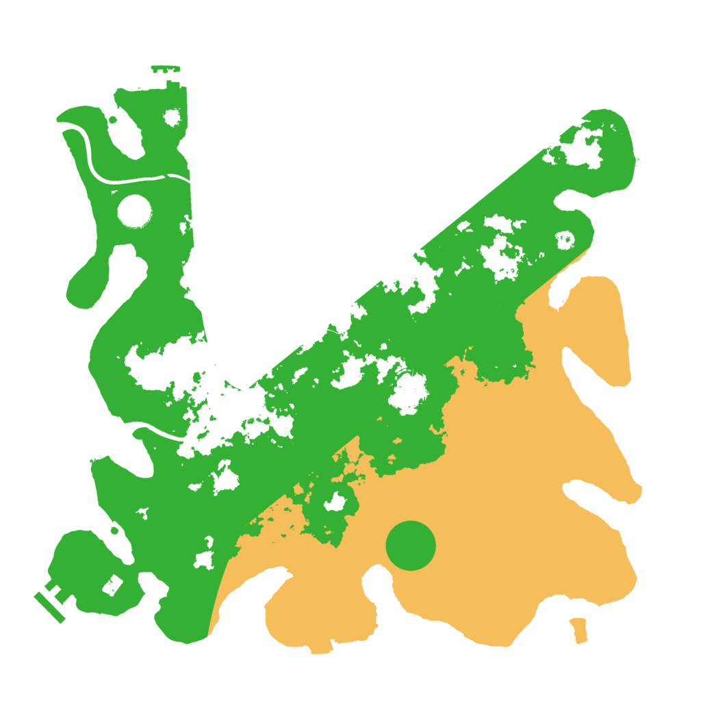 Biome Rust Map: Procedural Map, Size: 3700, Seed: 1597401418