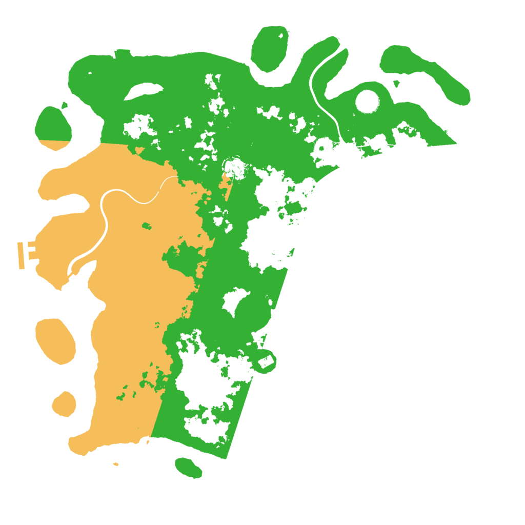 Biome Rust Map: Procedural Map, Size: 3950, Seed: 3582627