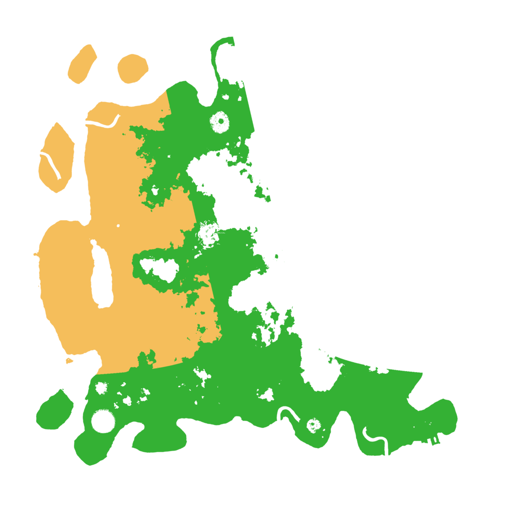 Biome Rust Map: Procedural Map, Size: 3850, Seed: 27556396