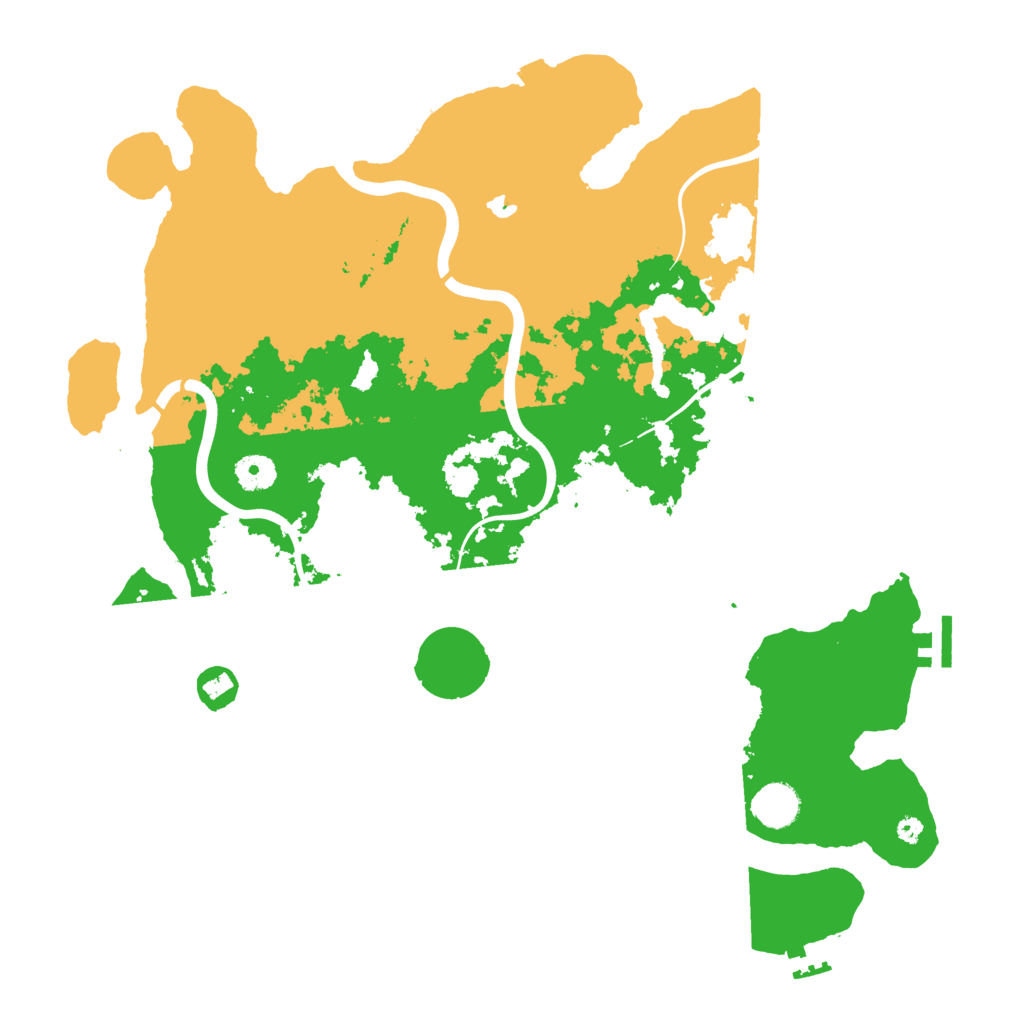 Biome Rust Map: Procedural Map, Size: 4000, Seed: 12121212