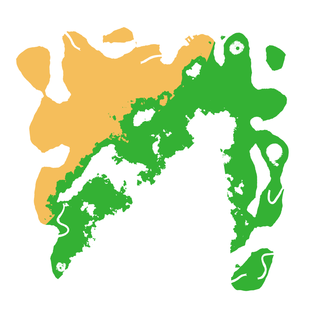 Biome Rust Map: Procedural Map, Size: 3500, Seed: 1239246507