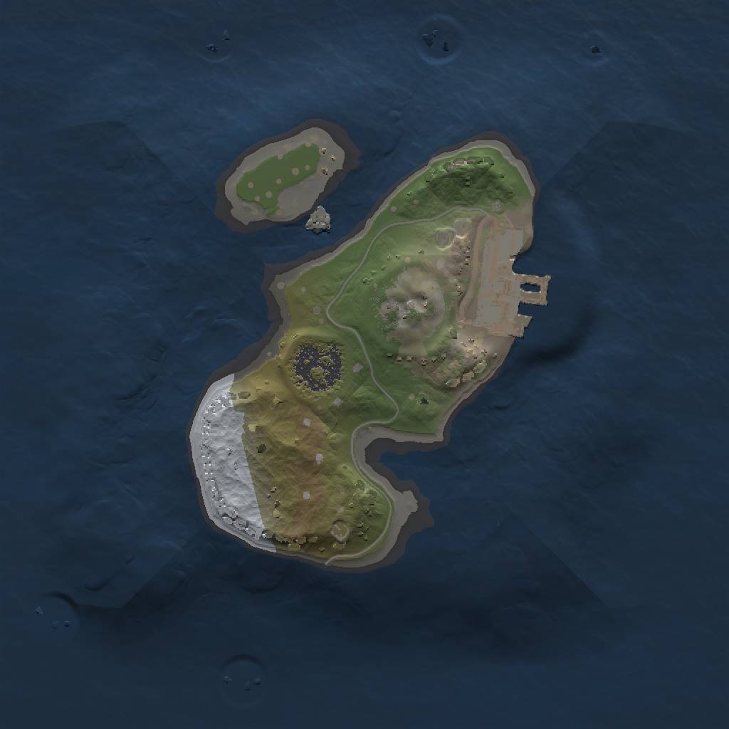 Rust Map: Procedural Map, Size: 1500, Seed: 1637384740, 5 Monuments