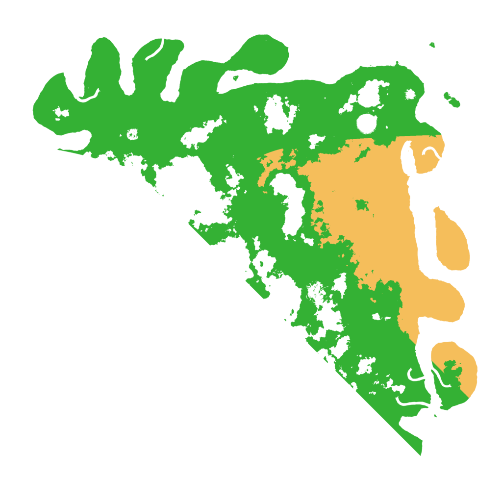Biome Rust Map: Procedural Map, Size: 4500, Seed: 64027432
