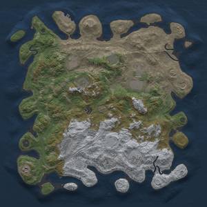 Thumbnail Rust Map: Procedural Map, Size: 4250, Seed: 998018, 16 Monuments