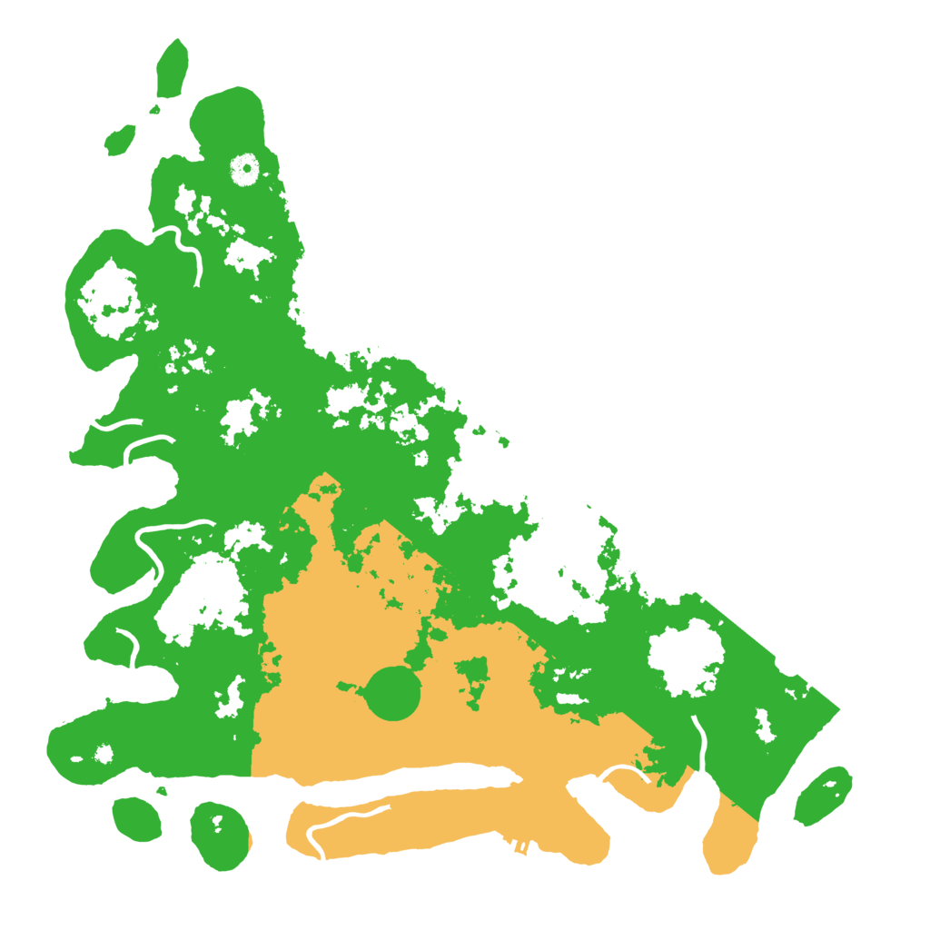 Biome Rust Map: Procedural Map, Size: 4500, Seed: 658952