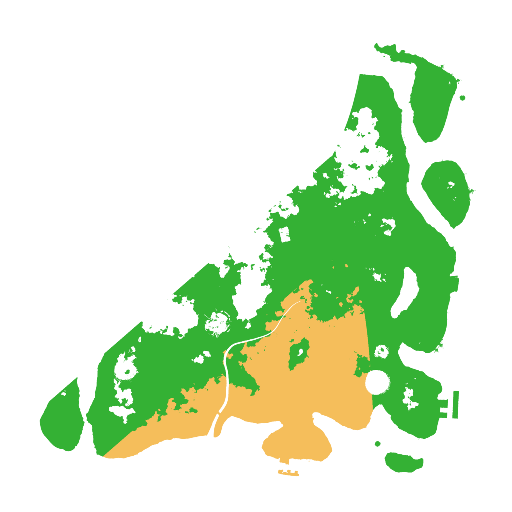 Biome Rust Map: Procedural Map, Size: 3750, Seed: 500912309