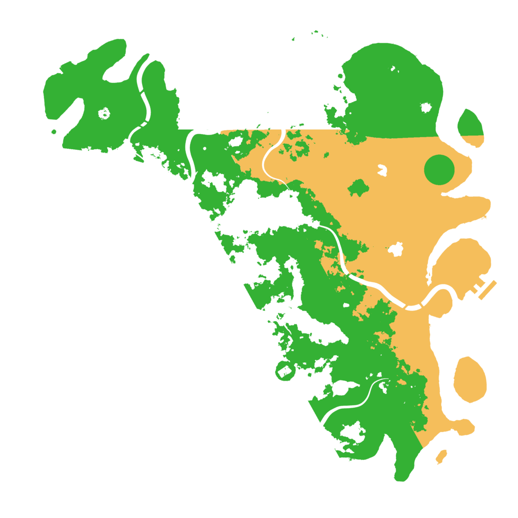 Biome Rust Map: Procedural Map, Size: 4500, Seed: 1730236298