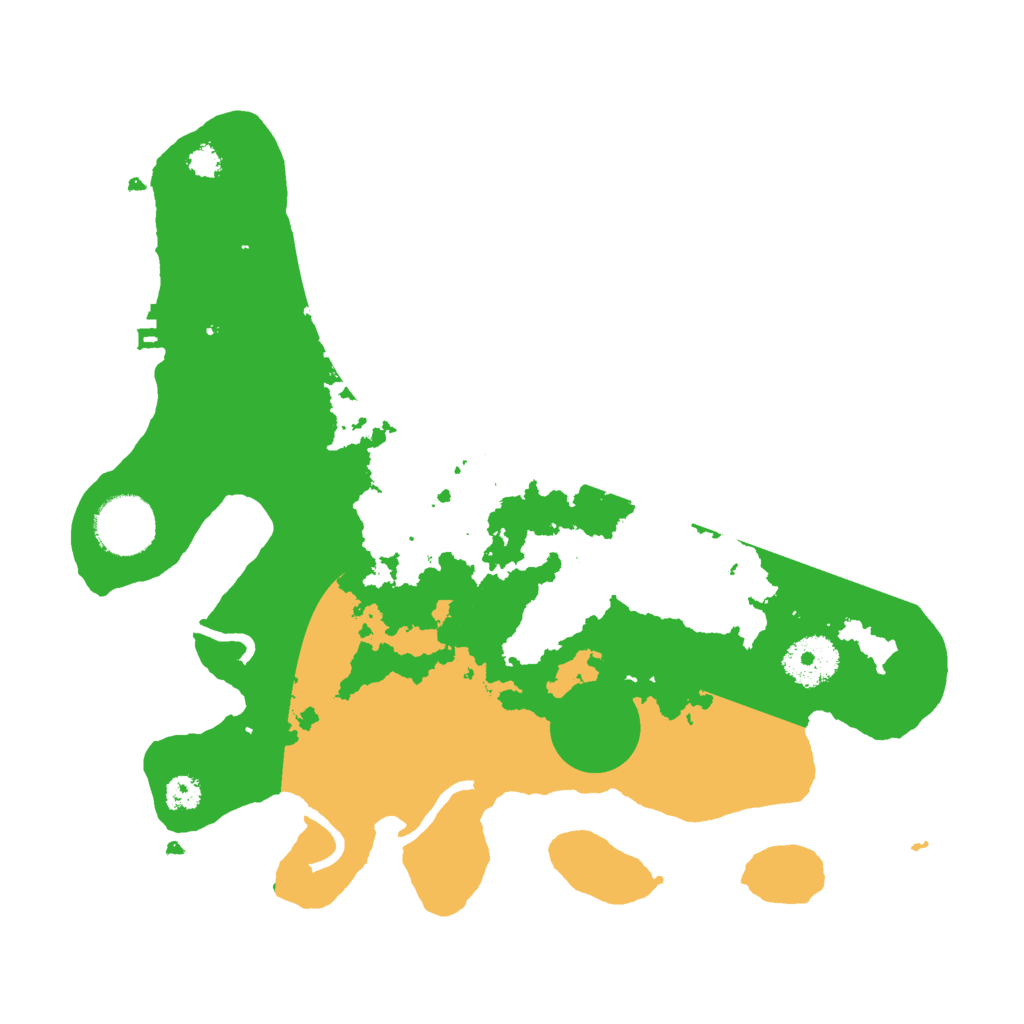 Biome Rust Map: Procedural Map, Size: 3000, Seed: 81419835