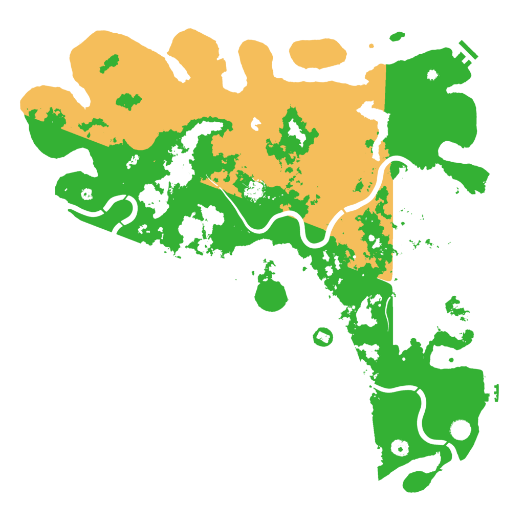 Biome Rust Map: Procedural Map, Size: 4500, Seed: 2110698047