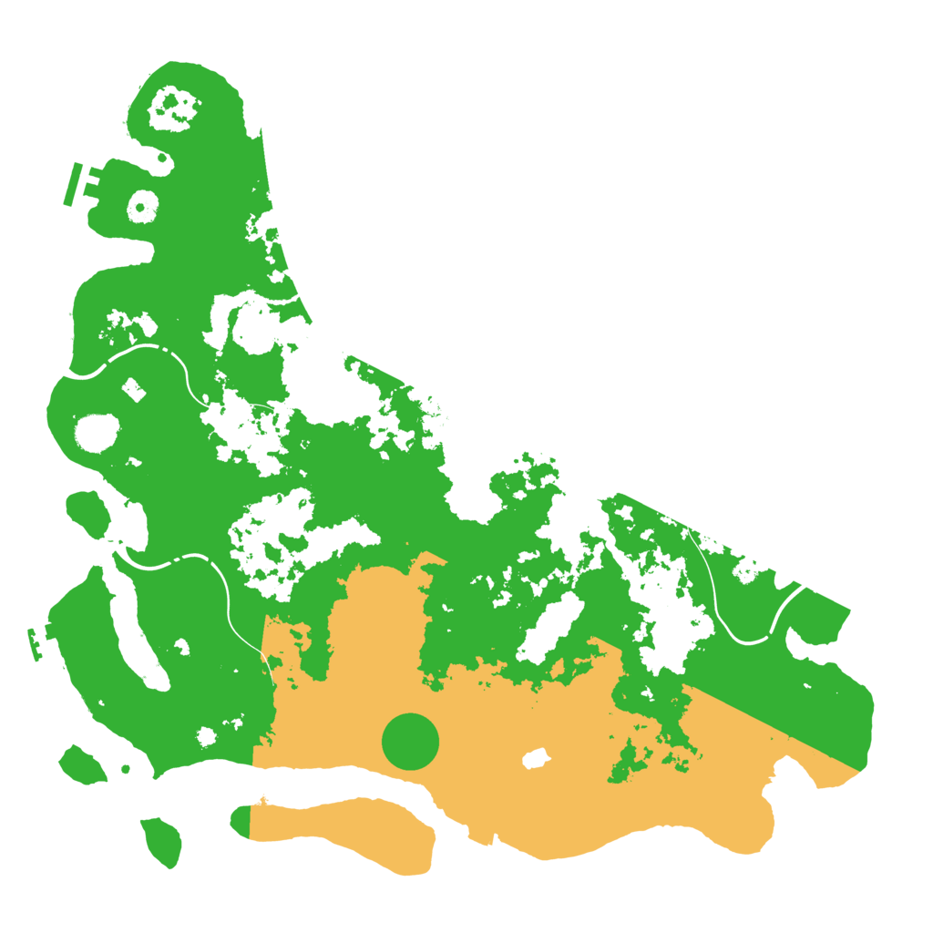 Biome Rust Map: Procedural Map, Size: 4300, Seed: 3312238