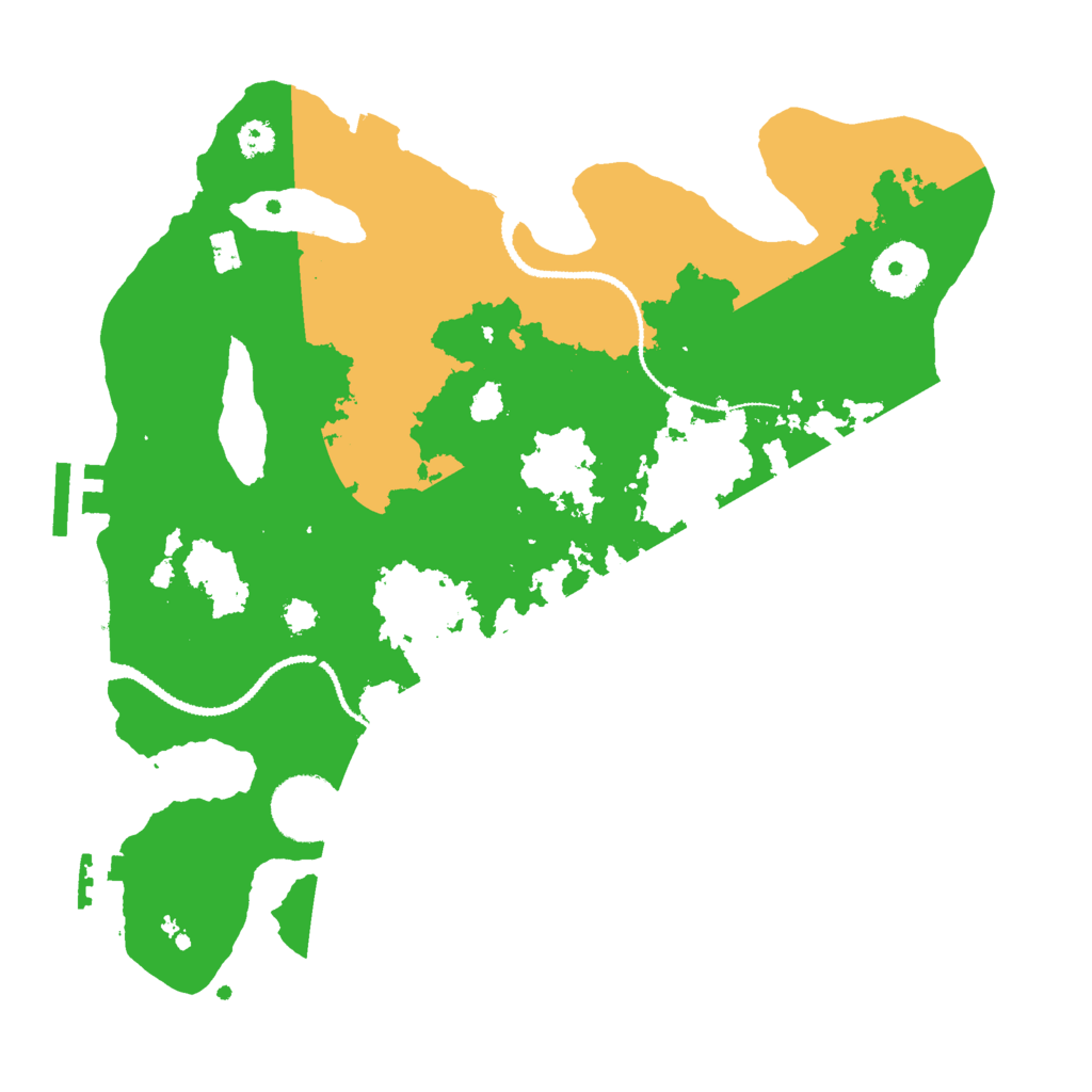 Biome Rust Map: Procedural Map, Size: 3000, Seed: 61871