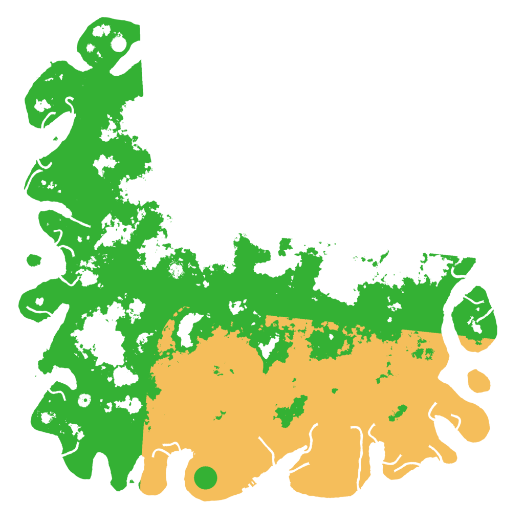Biome Rust Map: Procedural Map, Size: 6000, Seed: 4399