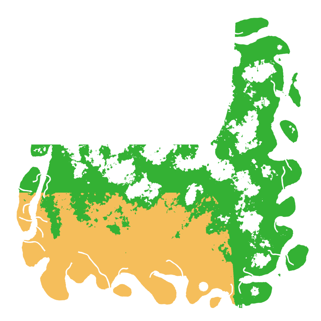 Biome Rust Map: Procedural Map, Size: 6000, Seed: 89547