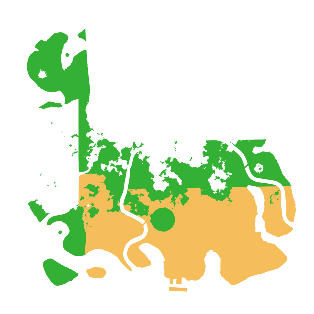 Biome Rust Map: Procedural Map, Size: 3500, Seed: 7628190