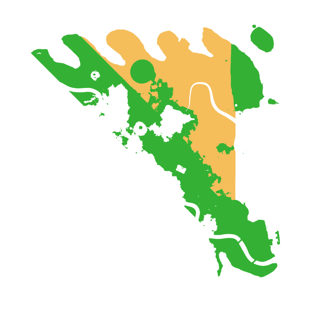 Biome Rust Map: Procedural Map, Size: 3500, Seed: 61893116