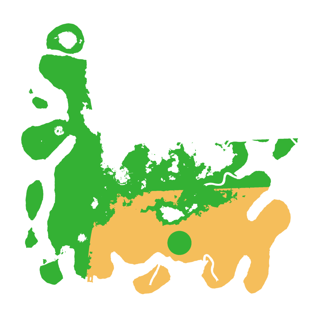 Biome Rust Map: Procedural Map, Size: 3500, Seed: 61002948