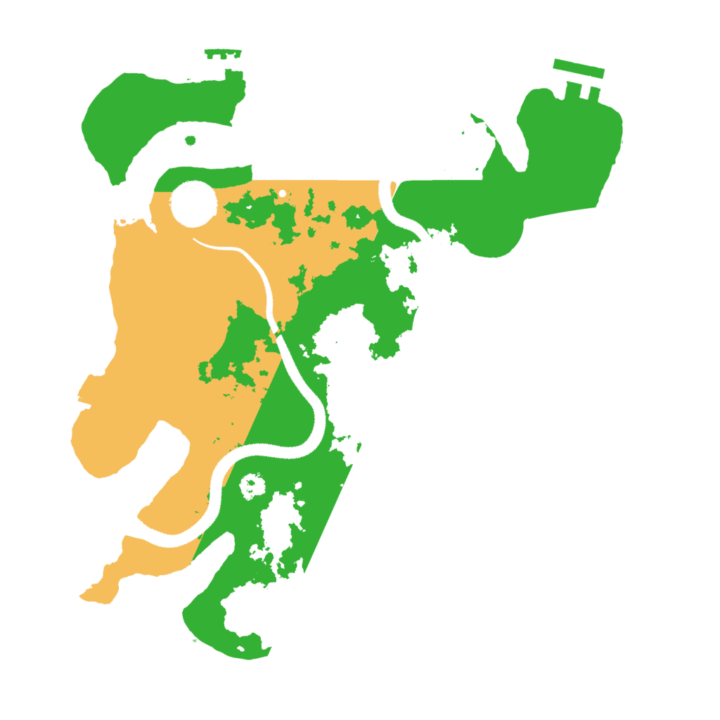 Biome Rust Map: Procedural Map, Size: 2846, Seed: 2967