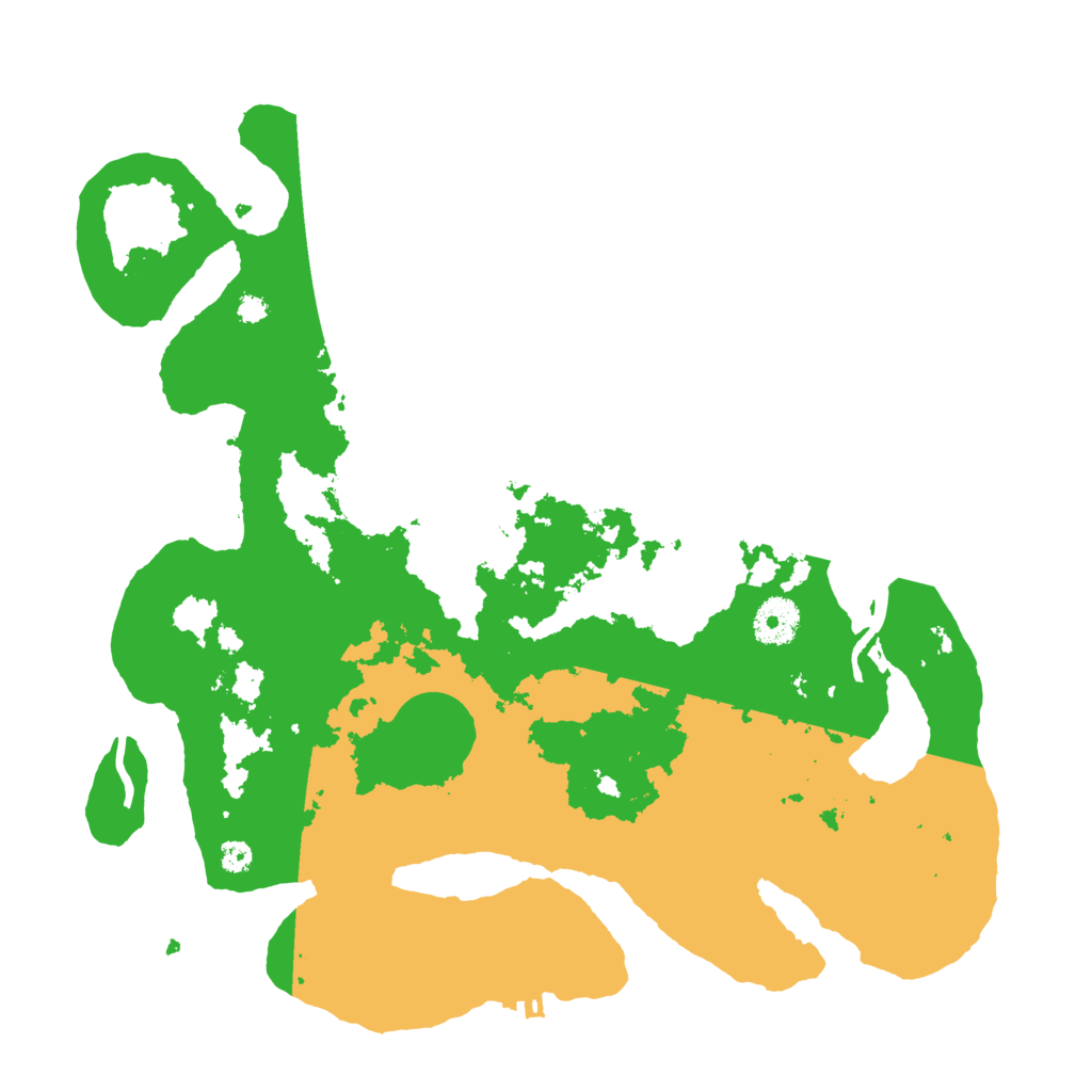 Biome Rust Map: Procedural Map, Size: 3500, Seed: 63149879