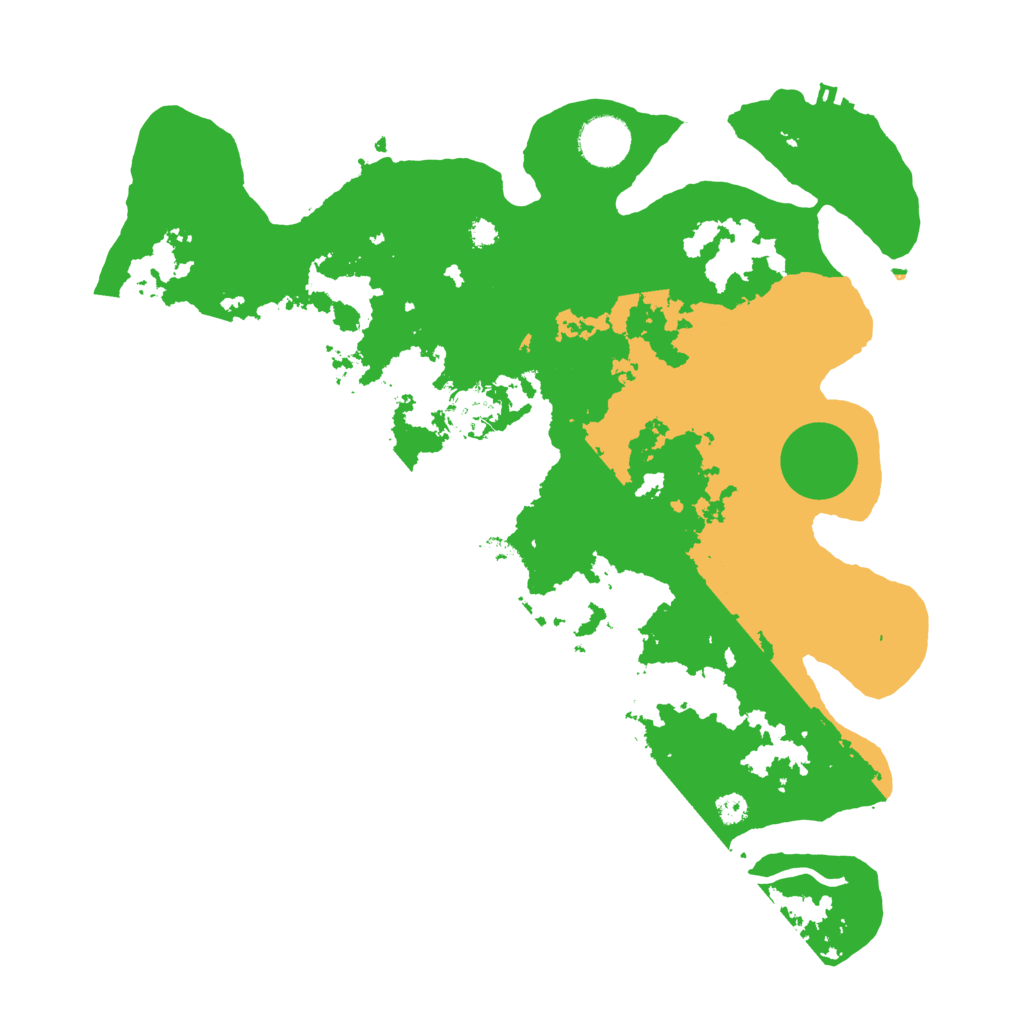 Biome Rust Map: Procedural Map, Size: 3500, Seed: 74037053