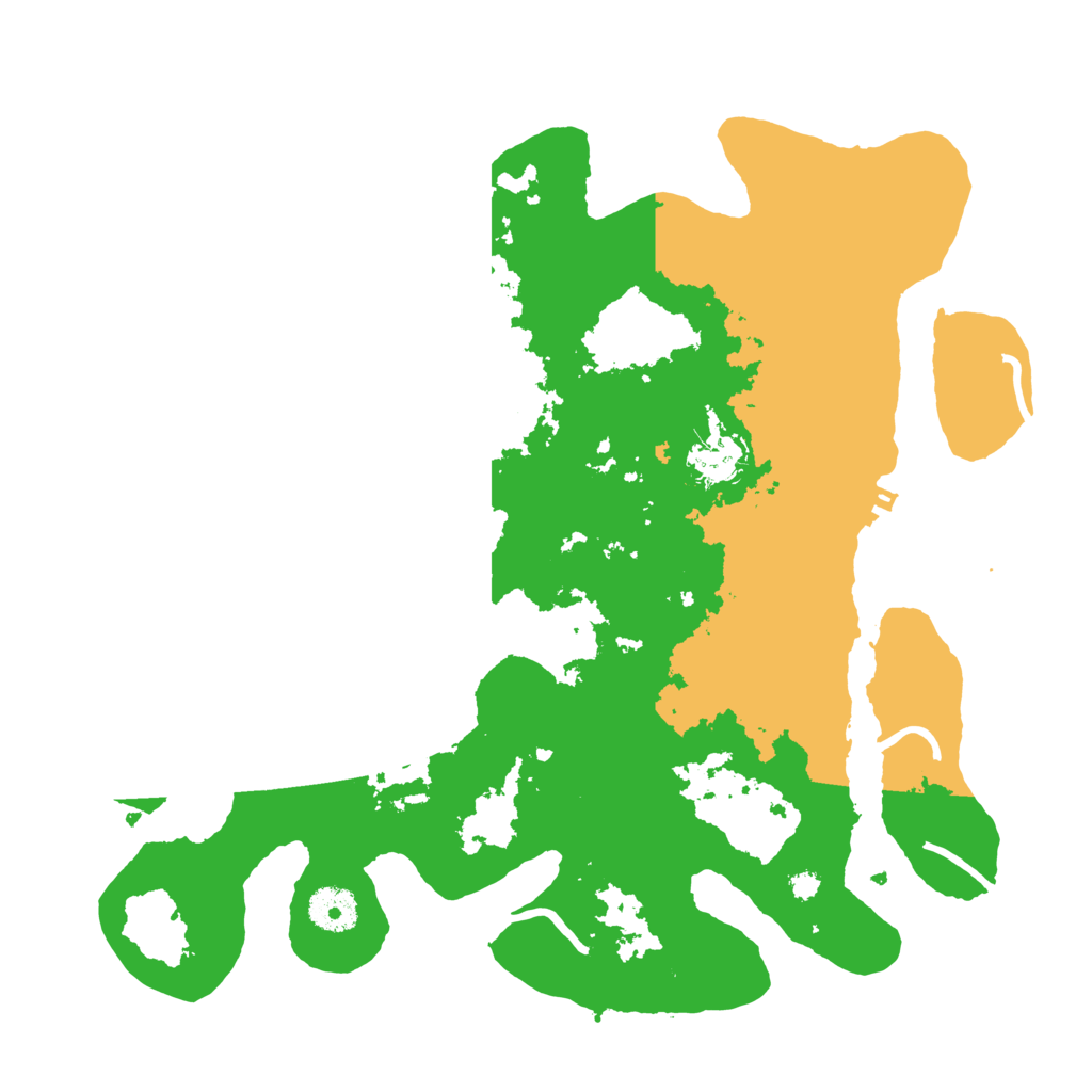Biome Rust Map: Procedural Map, Size: 3500, Seed: 29094635