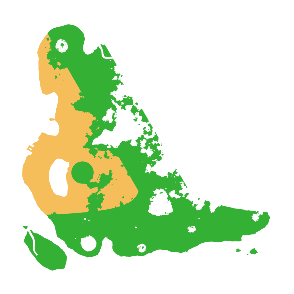 Biome Rust Map: Procedural Map, Size: 3500, Seed: 514203843