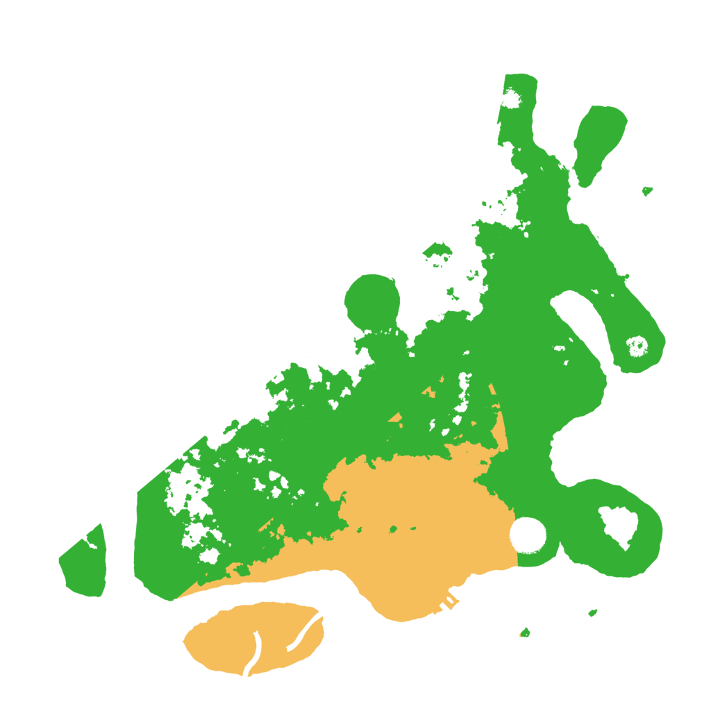 Biome Rust Map: Procedural Map, Size: 3500, Seed: 64291028