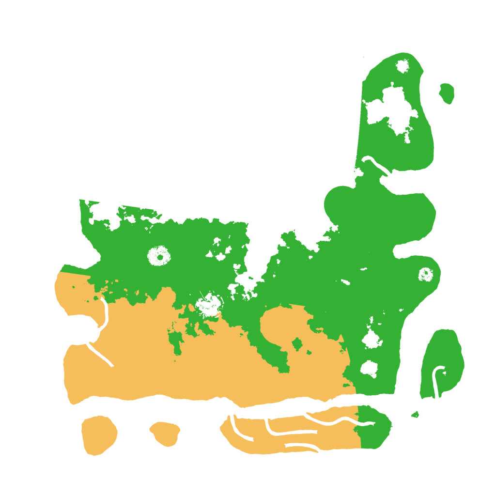 Biome Rust Map: Procedural Map, Size: 3500, Seed: 696354838