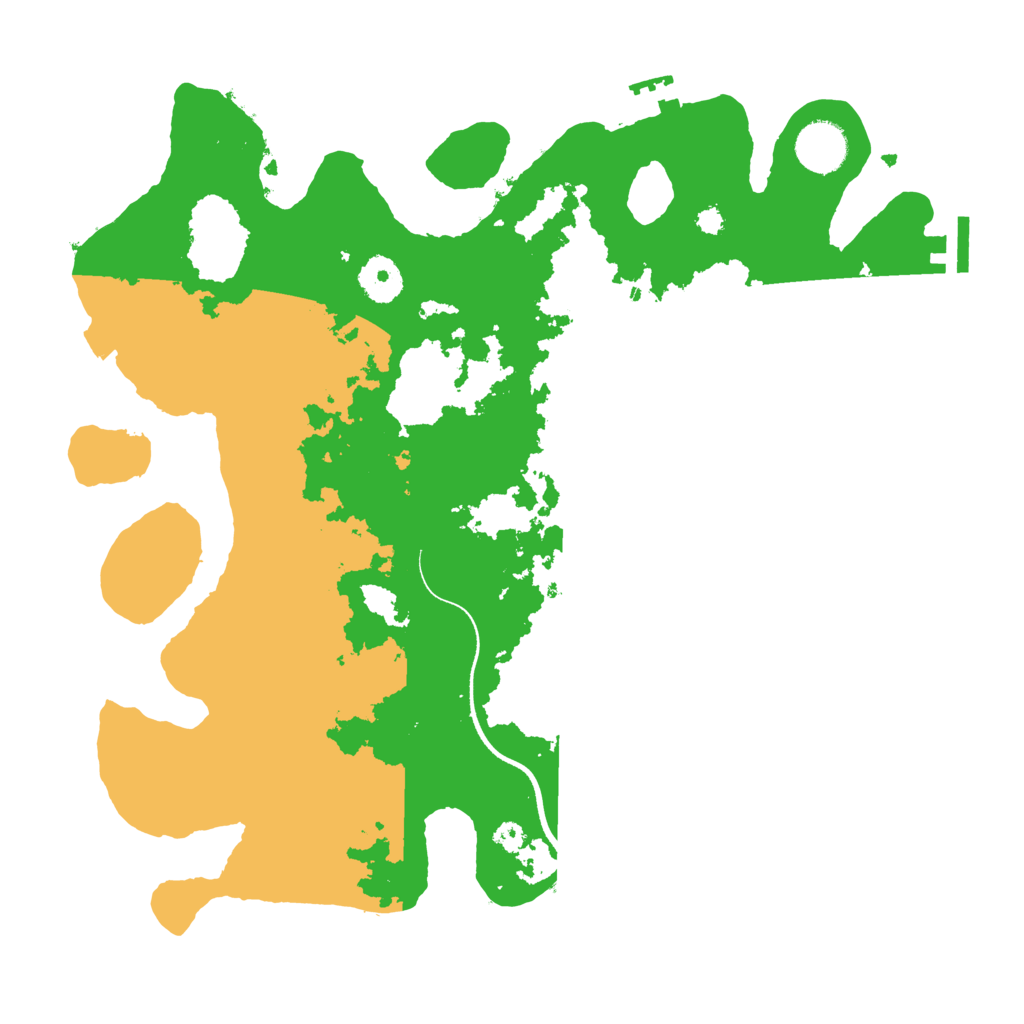 Biome Rust Map: Procedural Map, Size: 3500, Seed: 64476794