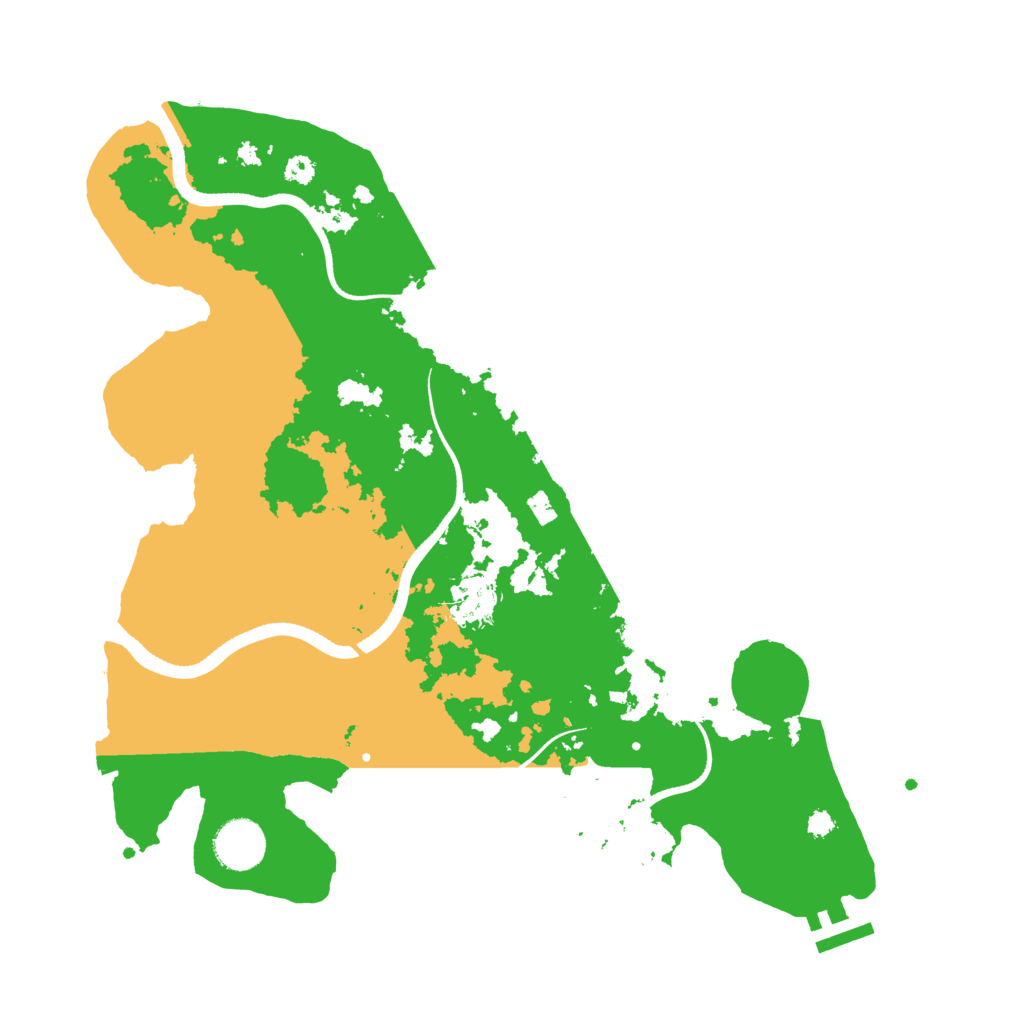 Biome Rust Map: Procedural Map, Size: 3500, Seed: 21260469