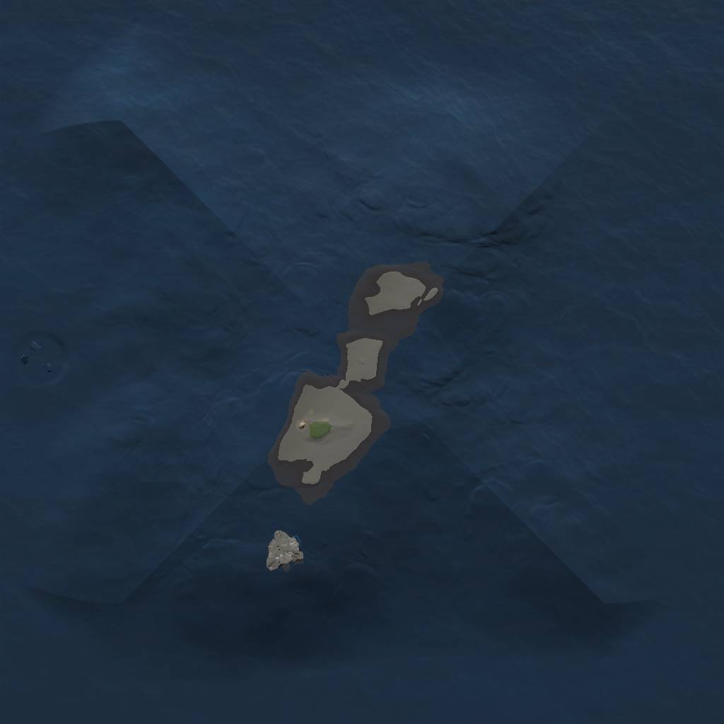 Rust Map: Procedural Map, Size: 1000, Seed: 627, 3 Monuments