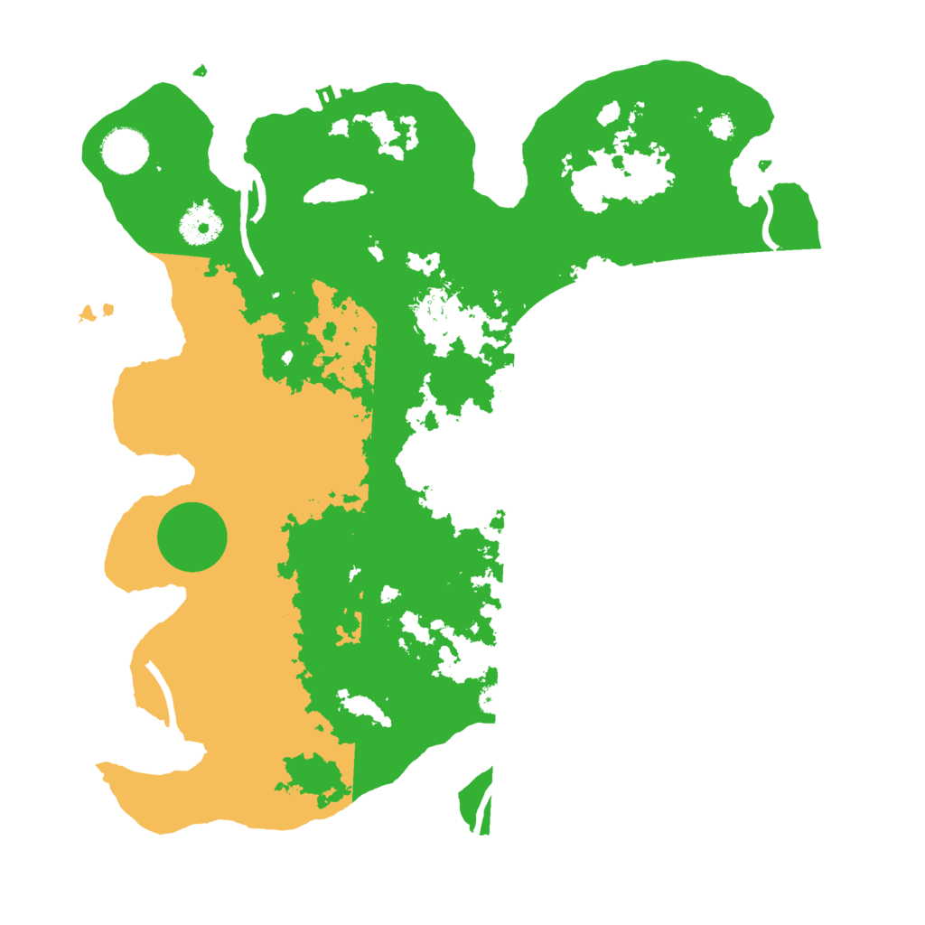 Biome Rust Map: Procedural Map, Size: 3500, Seed: 93058447