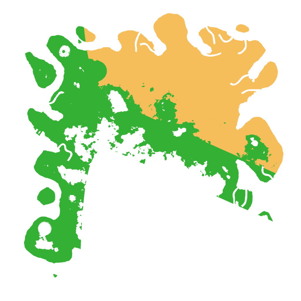 Biome Rust Map: Procedural Map, Size: 4000, Seed: 58287